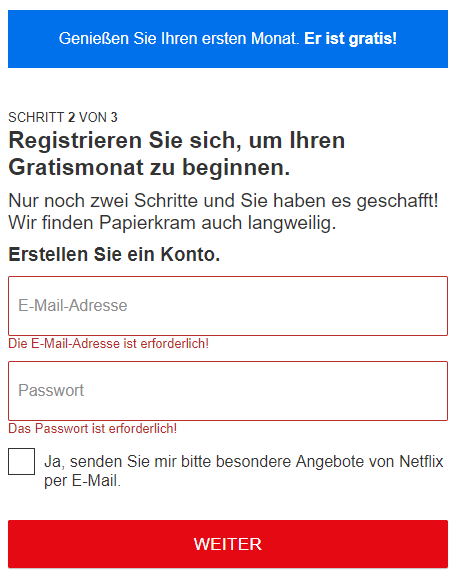 Netflix abonnieren