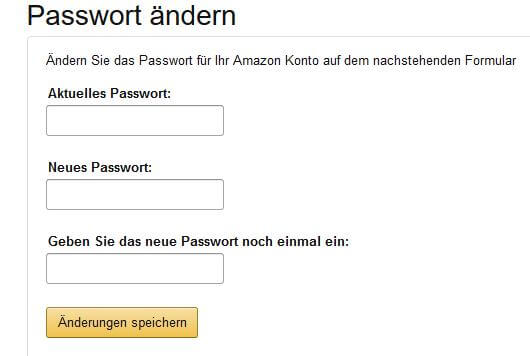 Amazon-neues-Passwort