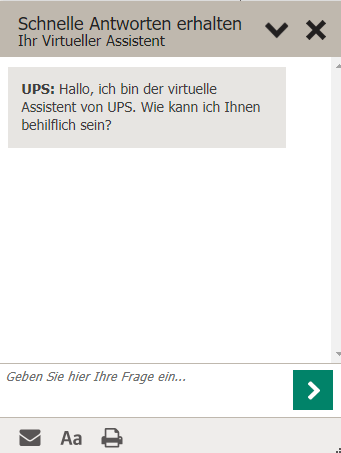 UPS Chatbot