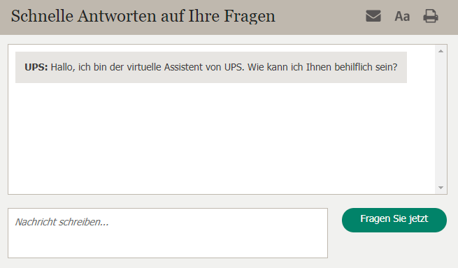 Online-UPS-Chat