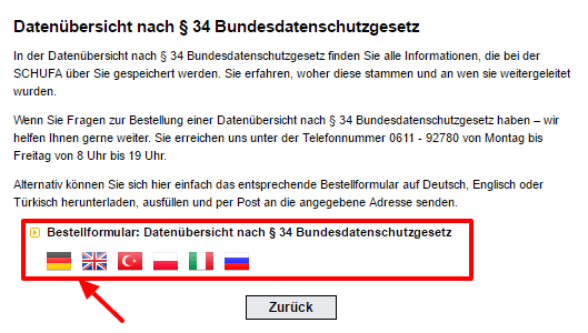 Datenübersicht