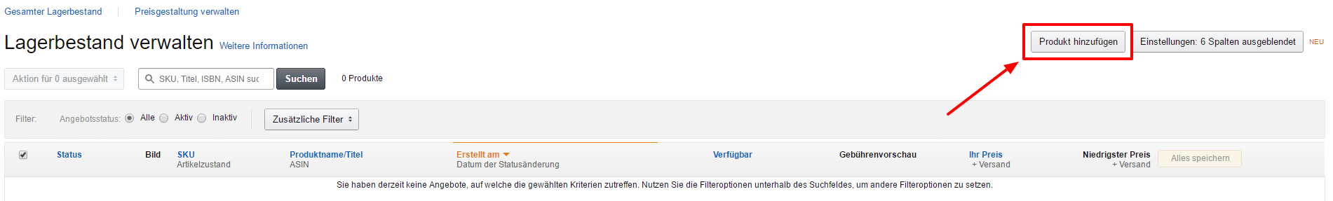 Amazon-Verkäufer-neues-Produkt