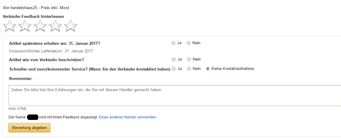 33-2amazon-Verkäufer-Feedback-Formular