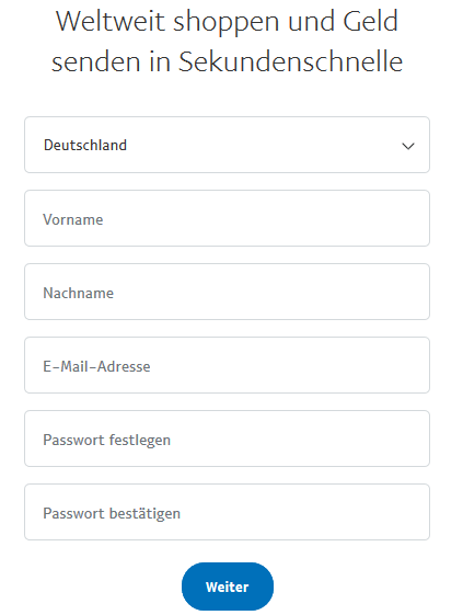 PayPal ist kostenlos.