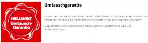 Hellweg.de Umtauschgarantie