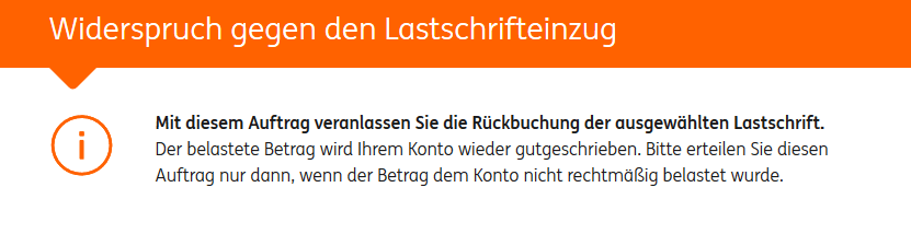 Buchen Sie eine direkte Belastung